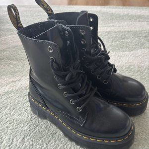 Jadon Boot Smooth Leather Platforms